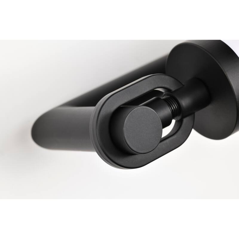 Edgeworth 28 Inch LED Vanity Matte Black Acrylic Lens