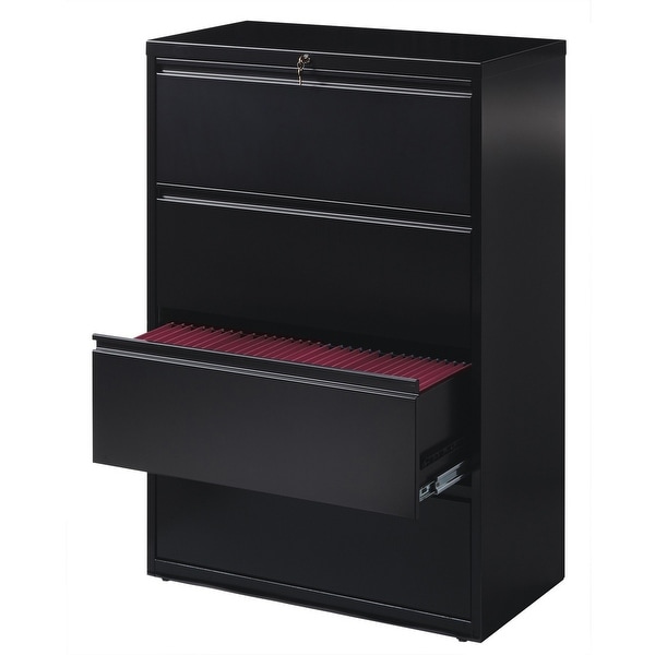 Lorell 4 drawer lateral top file cabinet