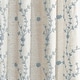 preview thumbnail 10 of 8, Lynette Floral Embroidered Rod Pocket Curtain Panel