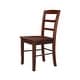 preview thumbnail 96 of 128, International Concepts Solid Wood Madrid Ladderback Chairs, Set of 2 - N/A