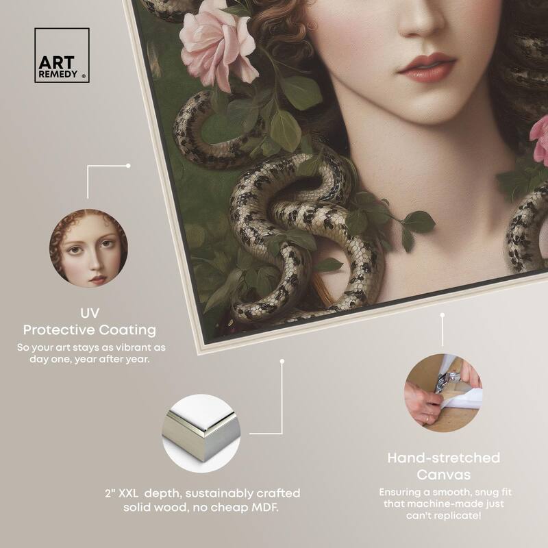 Medusa Canvas by Art Remedy