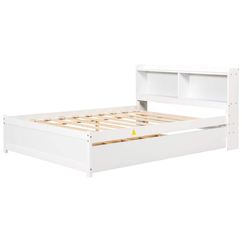 Full Bed with Trundle Bookcase