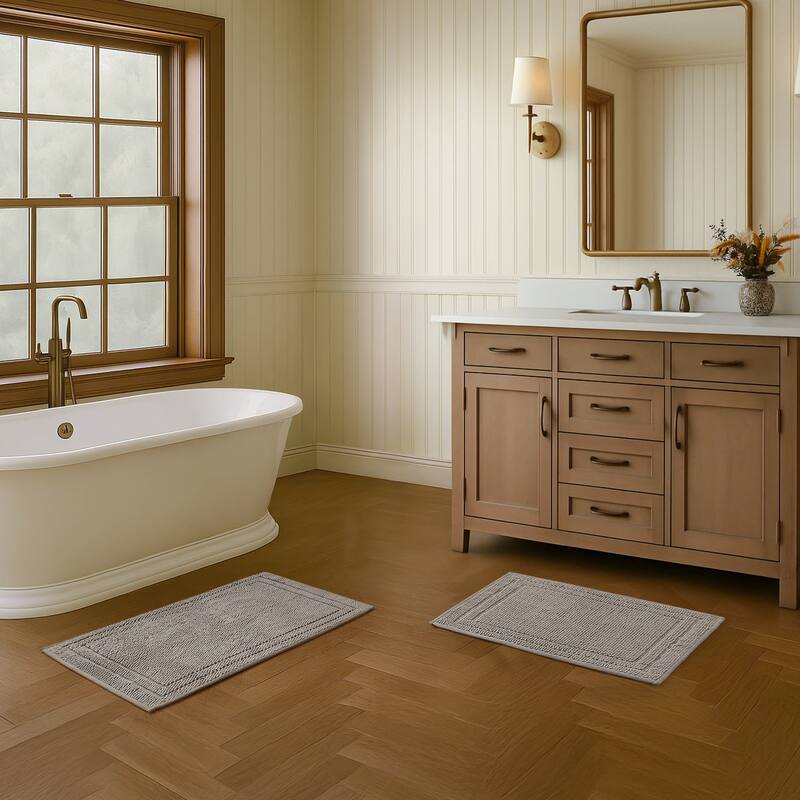 Hunter Luxe Looped Cotton Bathmats