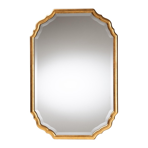 Pacino Antique Goldleaf Accent Wall Mirror - Antique Gold - On