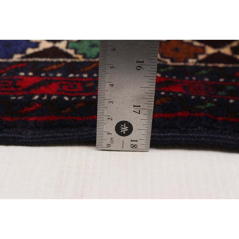 Teimani Navy Rug 3'10" x 6'8" - 3'10 x 6'8