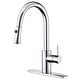 preview thumbnail 1 of 30, Ultra Faucets Euro Collection Single-Handle Kitchen Faucet With Pull-Down Spray