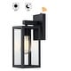 preview thumbnail 50 of 50, 2-pack 13" H 1-Light Black Outdoor wall Lantern(Dusk to Dawn could be chosen)