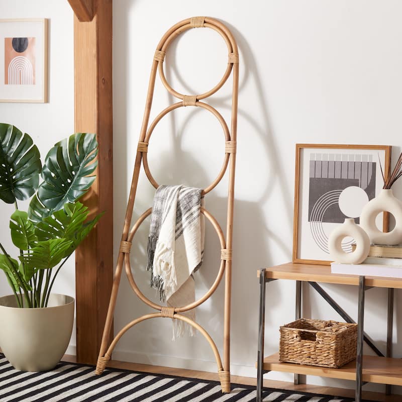 SAFAVIEH Home Collection Kino 3 Tier Towel Hanger - 27" W x 1" D x 67" H