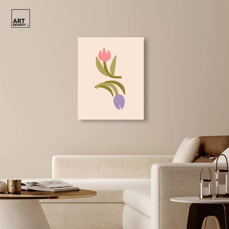 Tulips for my Twenties Canvas by Art Remedy, Gallery Wrapped