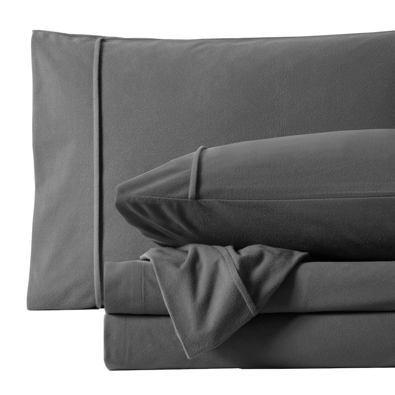 1500 Supreme Sweet Home Collection Flannel Sheet Set