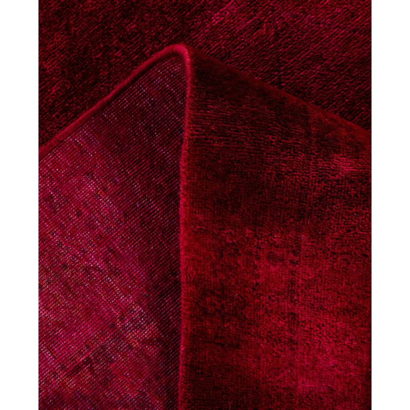 Overdyed One-of-a-Kind Hand-Knotted Area Rug - Pink - 9' 2" x 11' 10"