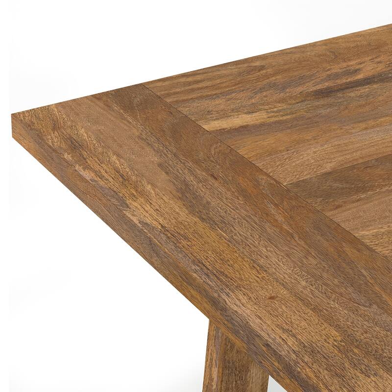 WyndenHall Aeris 72x36 inch Rectangle Modern Farmhouse Dining Table - 72 inches wide