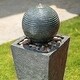preview thumbnail 12 of 33, Demta Floating Sphere Oversized LED Fountain by Havenside Home