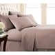 preview thumbnail 16 of 28, No-slip Ultra-soft Deep Pocket 6-piece Bed Sheet Set California King - muted mauve