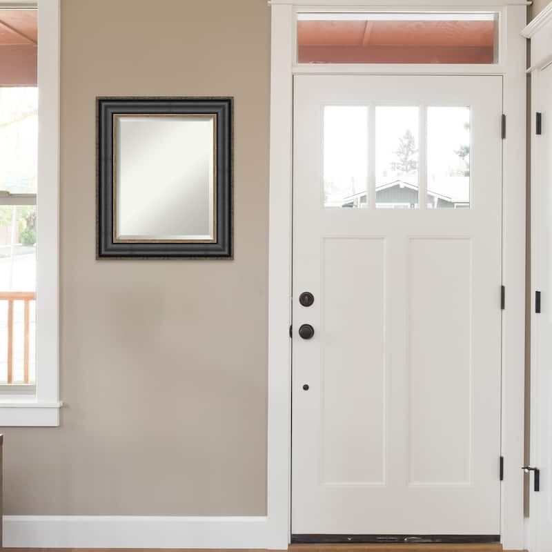 Beveled Wall Mirror - Thomas Black Bronze Frame - Thomas Black Bronze