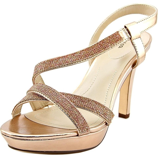 Style & Co. Womens Sandrah Open Toe SlingBack Platform Pumps
