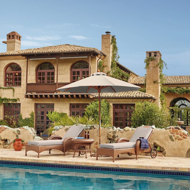Classic Accessories Montlake Water-resistant Patio Chaise Lounge Cushion