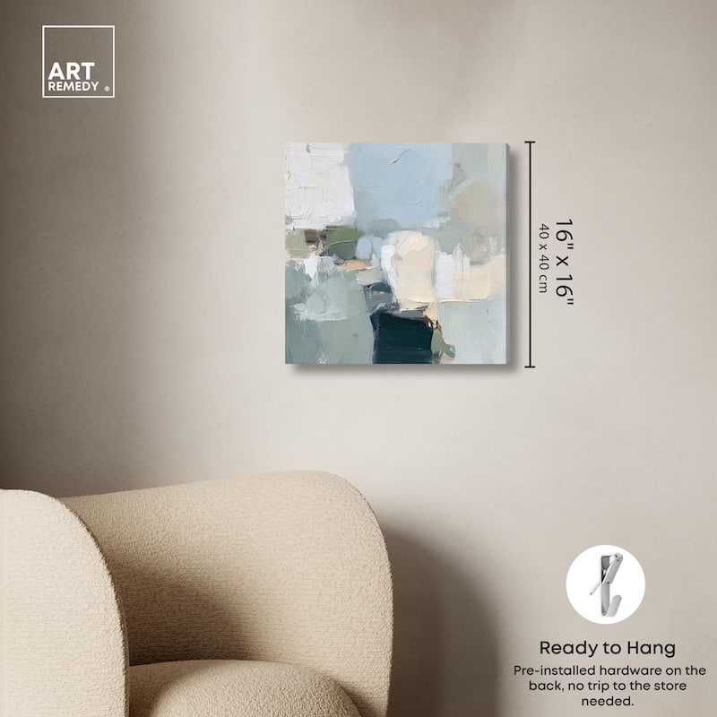 Seafoam and Sand I Canvas by Art Remedy, Gallery Wrapped