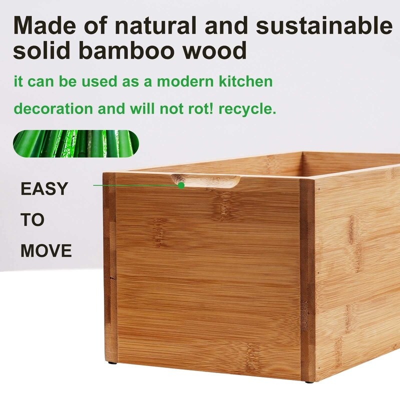Bamboo Kitchen Compost Bin, Kitchen Accessories