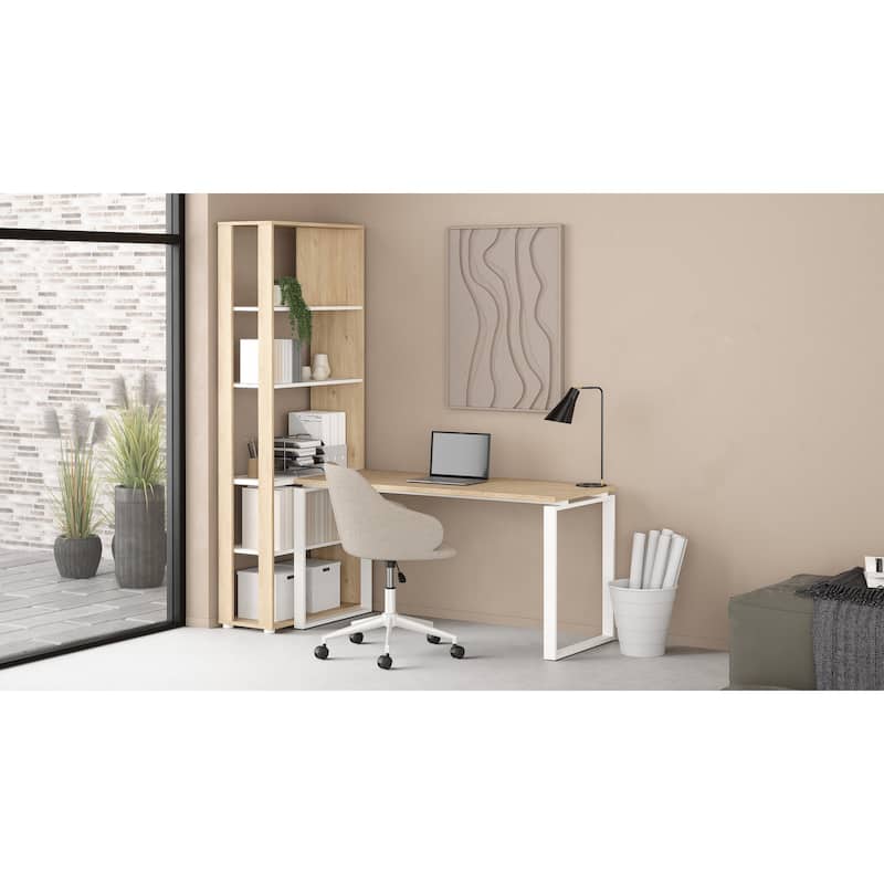 Carson Carrington Sign 5 Shelf Bookcase / Room Divider