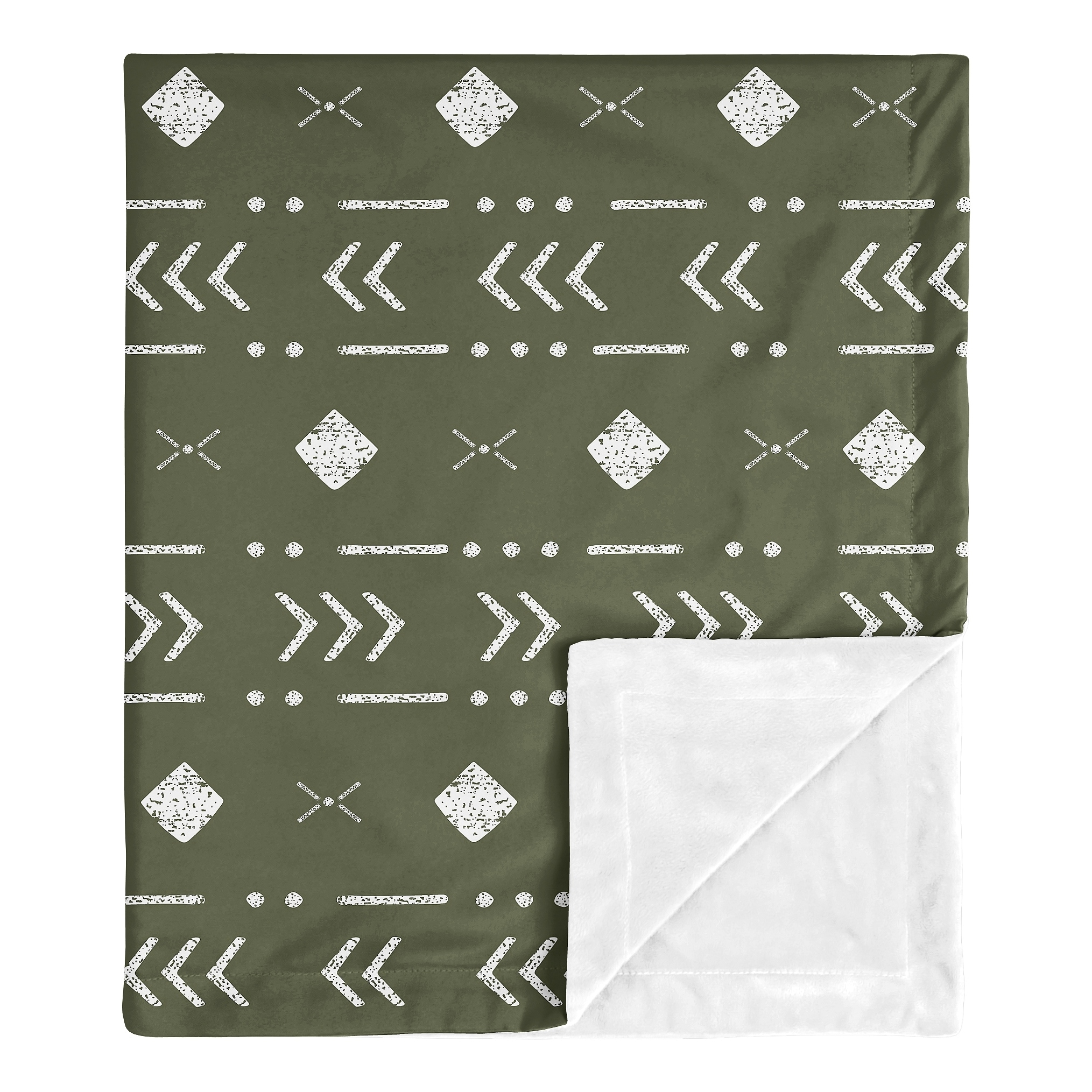 Green hotsell boho blanket
