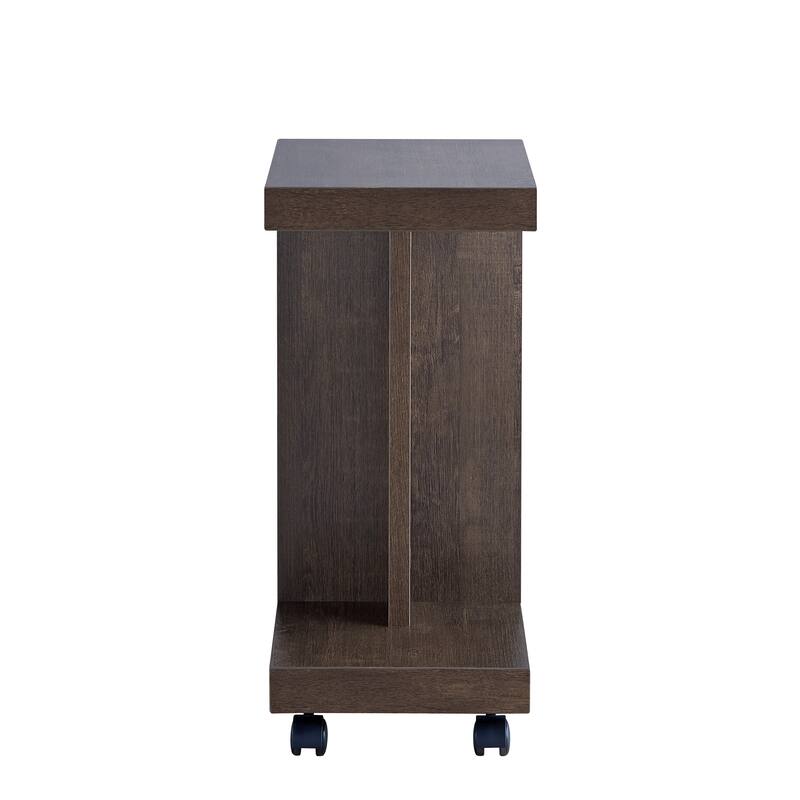 Otis Modern Mobile 18-inch 1-Shelf Side Table by Furniture of America