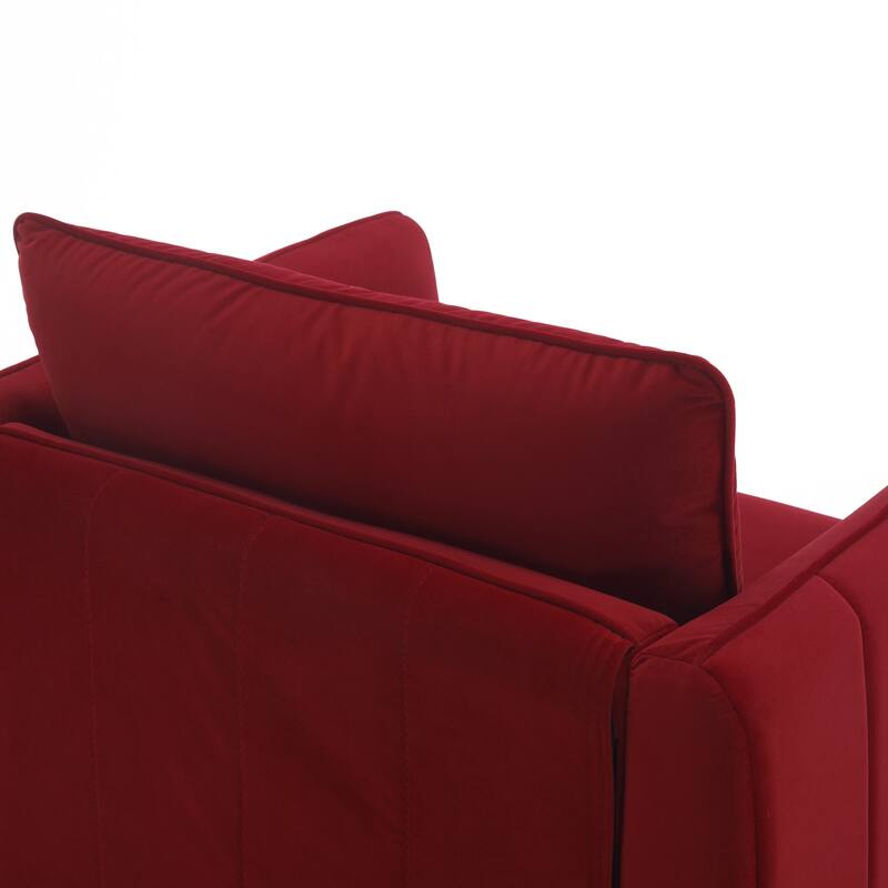 Accent Chair for Living Room, =Comfy Single Sofa Chair Mid-Century Modern Armchair