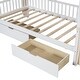 preview thumbnail 19 of 18, Twin Size Bed with Arched Canopy and Integrated Drawers , Pinewood Construction, Playful Tent