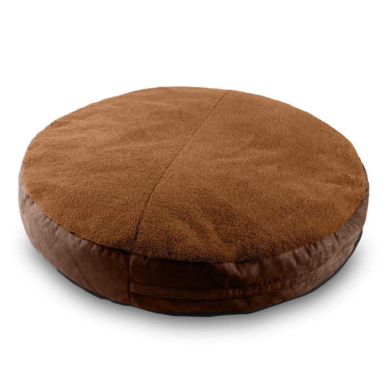Jaxx Robbi Dog Bed Premium Synthetic-Fur Memory Foam Bean Bag Bed