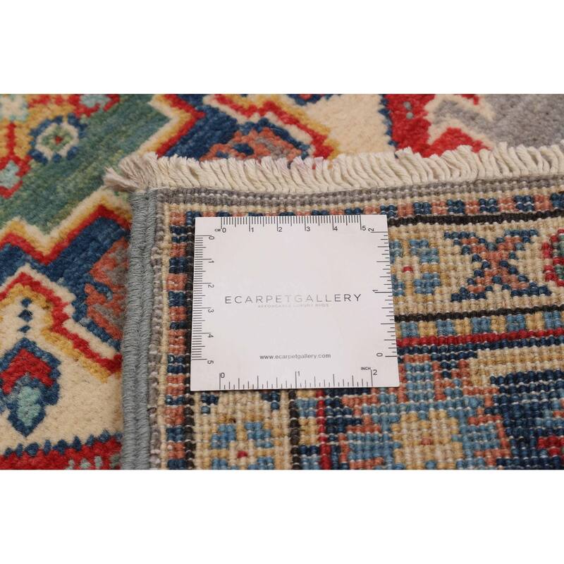 ECARPETGALLERY Hand-knotted Uzbek Ghazni Grey Wool Rug - 2'9 x 6'1