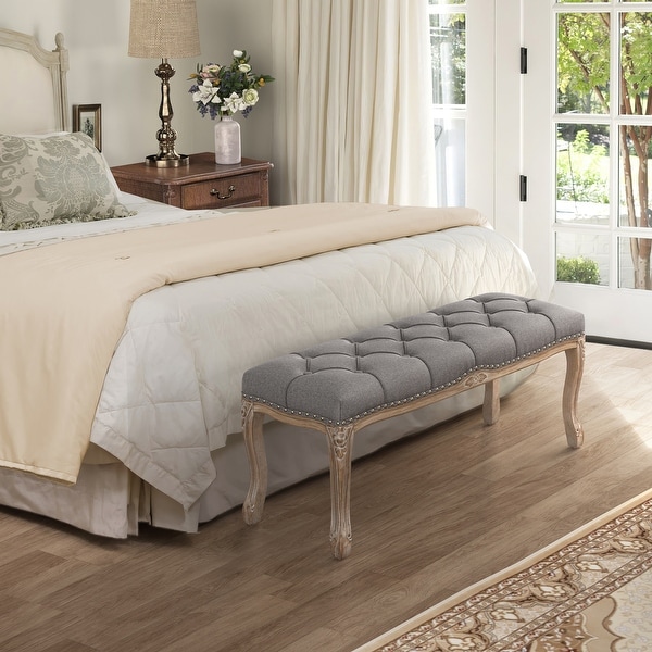 国内外の人気 Modern COZYMAN Tufted Bed - Bench Ottoman Upholstered Design ぬいぐるみ
