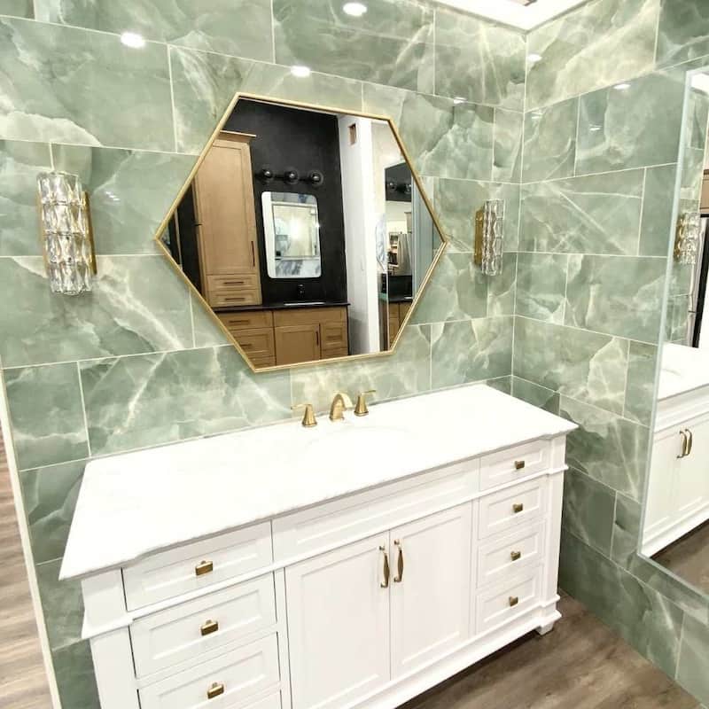 Geo Lust 12x24 Polished Onyx Porcelain Tile - Floor & Wall - Large Format