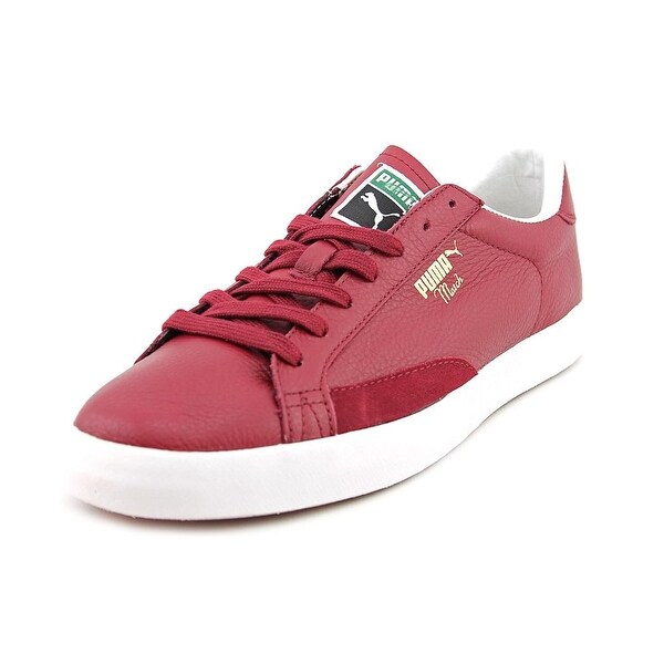 burgundy puma sneakers