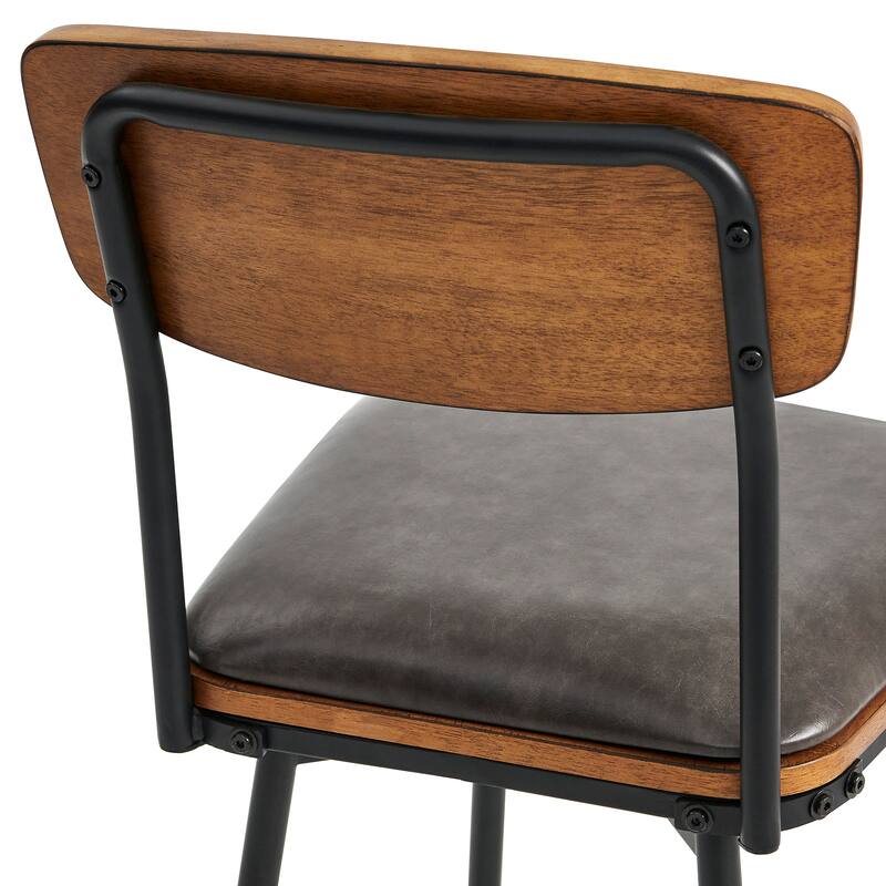 Spruce & Spring Claire Swivel Counter Height Bar Stool Set