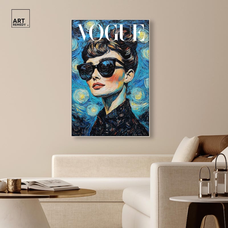 Starry Night Icon Canvas by Art Remedy