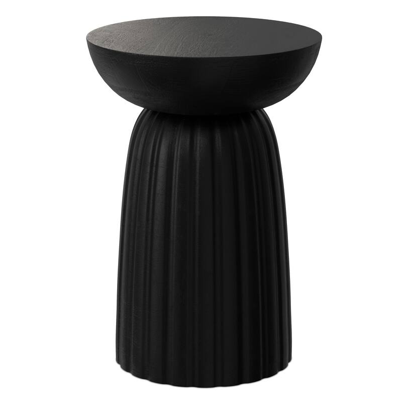 WYNDENHALL Willis 13" Wide Solid Wood Contemporary Accent Table & Fully Assembled - 12.6" D x 12.6" W x 17.7" H