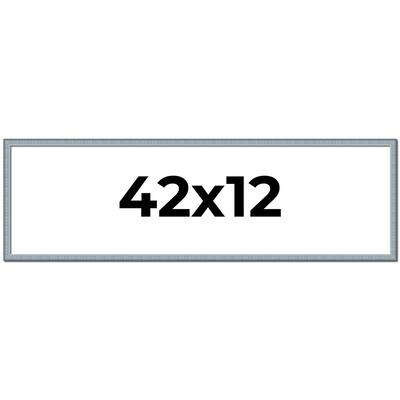 42x12 Frame Rustic Sky Blue Solid Wood Picture Frame | 0.75 Inch