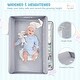 preview thumbnail 21 of 23, Foldable Baby Changing Table with 2 Drawers