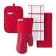 preview thumbnail 7 of 24, KitchenAid Onion Quilt Kitchen Towel, Oven Mitt & Potholder Set 4-Pack