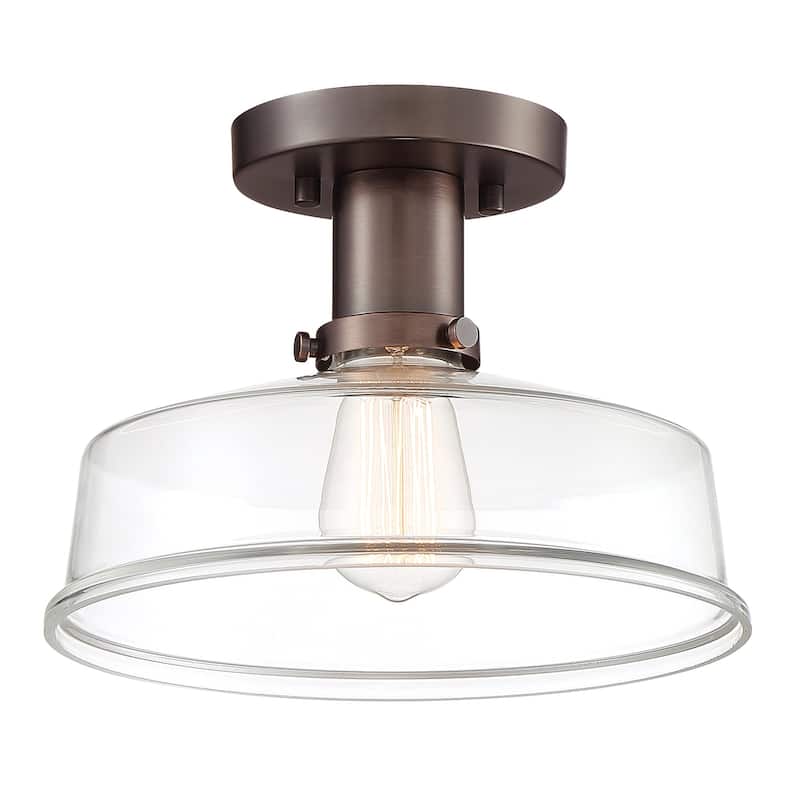 Carson 1 Light Semi Flushmount