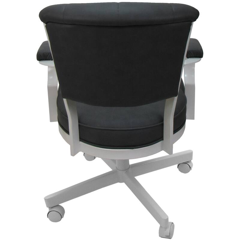 Miami Swivel Metal Caster Chair on Reading Base - 18" High Seat