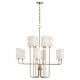 preview thumbnail 4 of 6, Quorum International 698-12 Charlotte 12 Light 37" Wide Chandelier