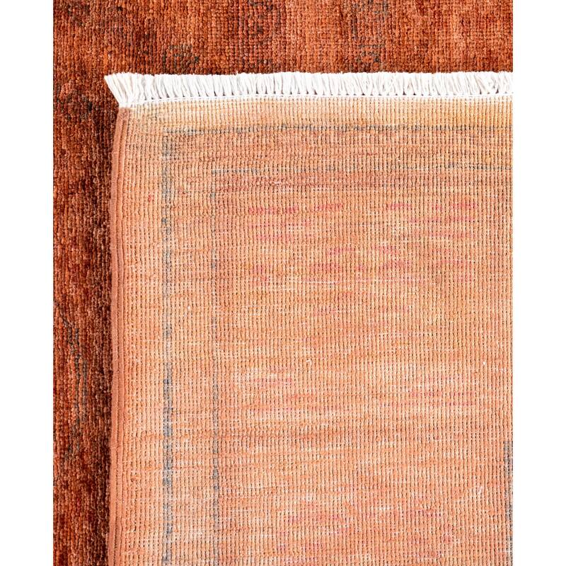 Overdyed One-of-a-Kind Hand-Knotted Area Rug - Pink - 6' 2" x 8' 4"