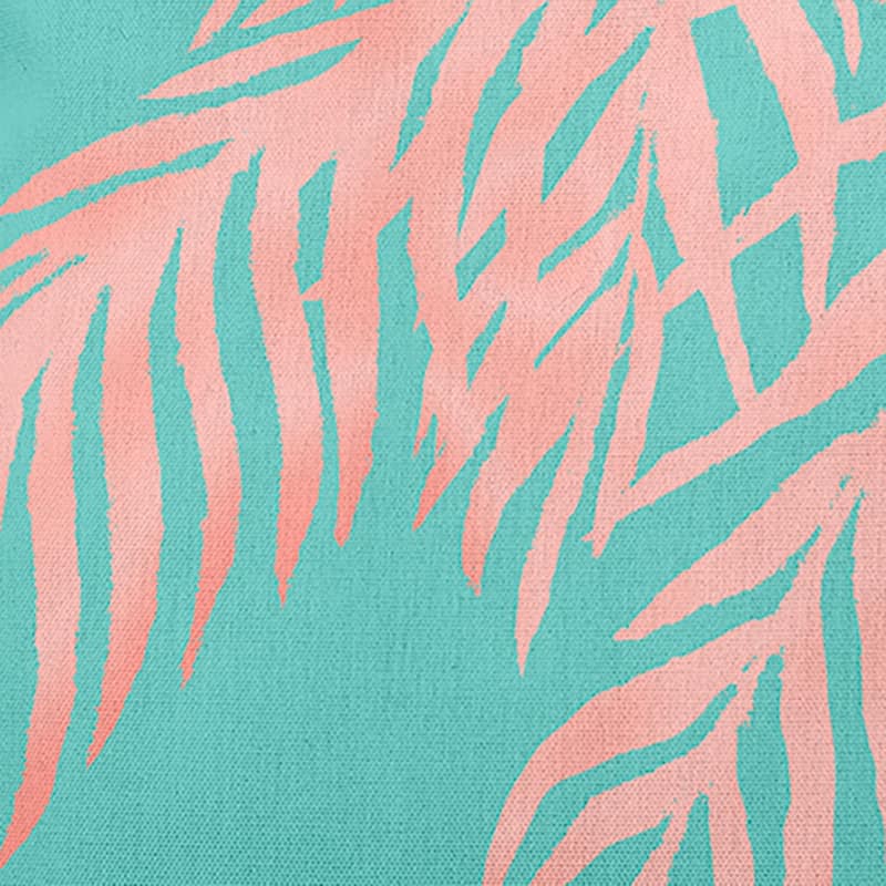 Blowing Palm Fronds Indoor/Outdoor Throw Pillow