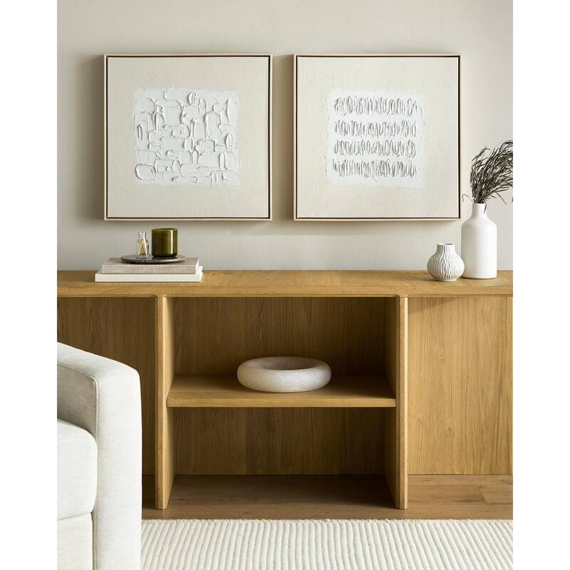 Livabliss Sea of Azov Modern Framed Art Set of 2