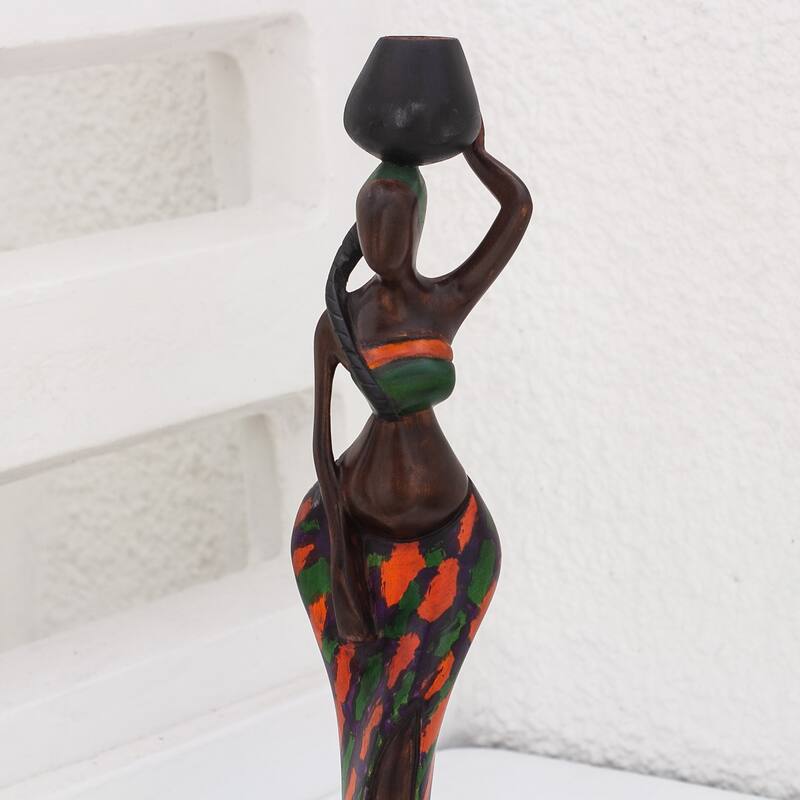 Novica Handmade Ohemaa Iii Wood Sculpture