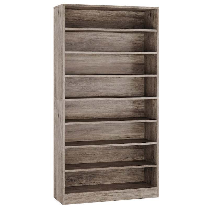 31" Width Grey Shoe Cabinet, 9 Tiers 40-45 Pairs