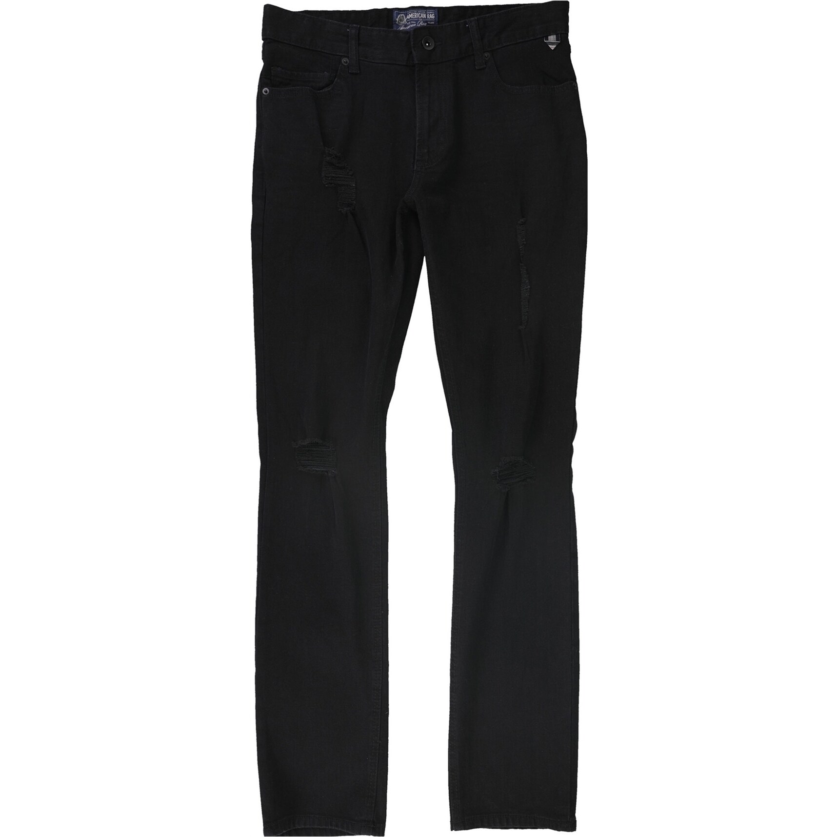 black distressed slim fit jeans mens
