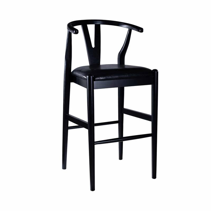 Johan Kitchen Bar Stool - Black Finish