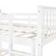 preview thumbnail 12 of 11, Full over Full Bunk Bed with Ladder for Bedroom, Guest Room Furniture